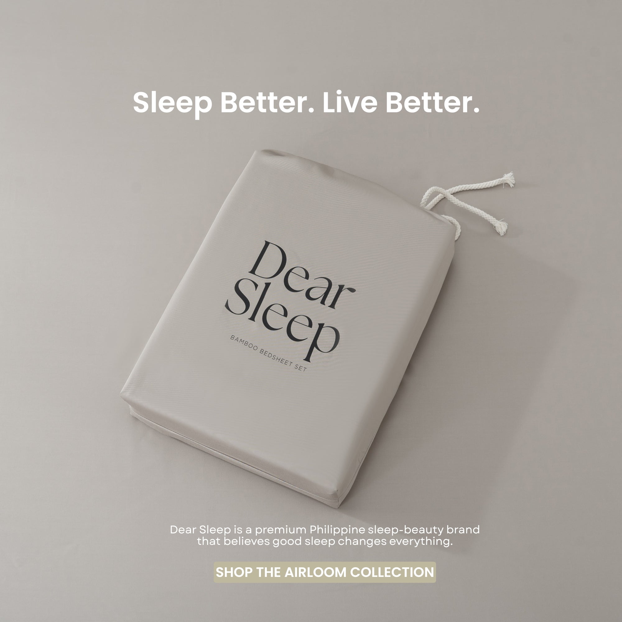 Airloom Collection – Bamboo Bedding - Latte