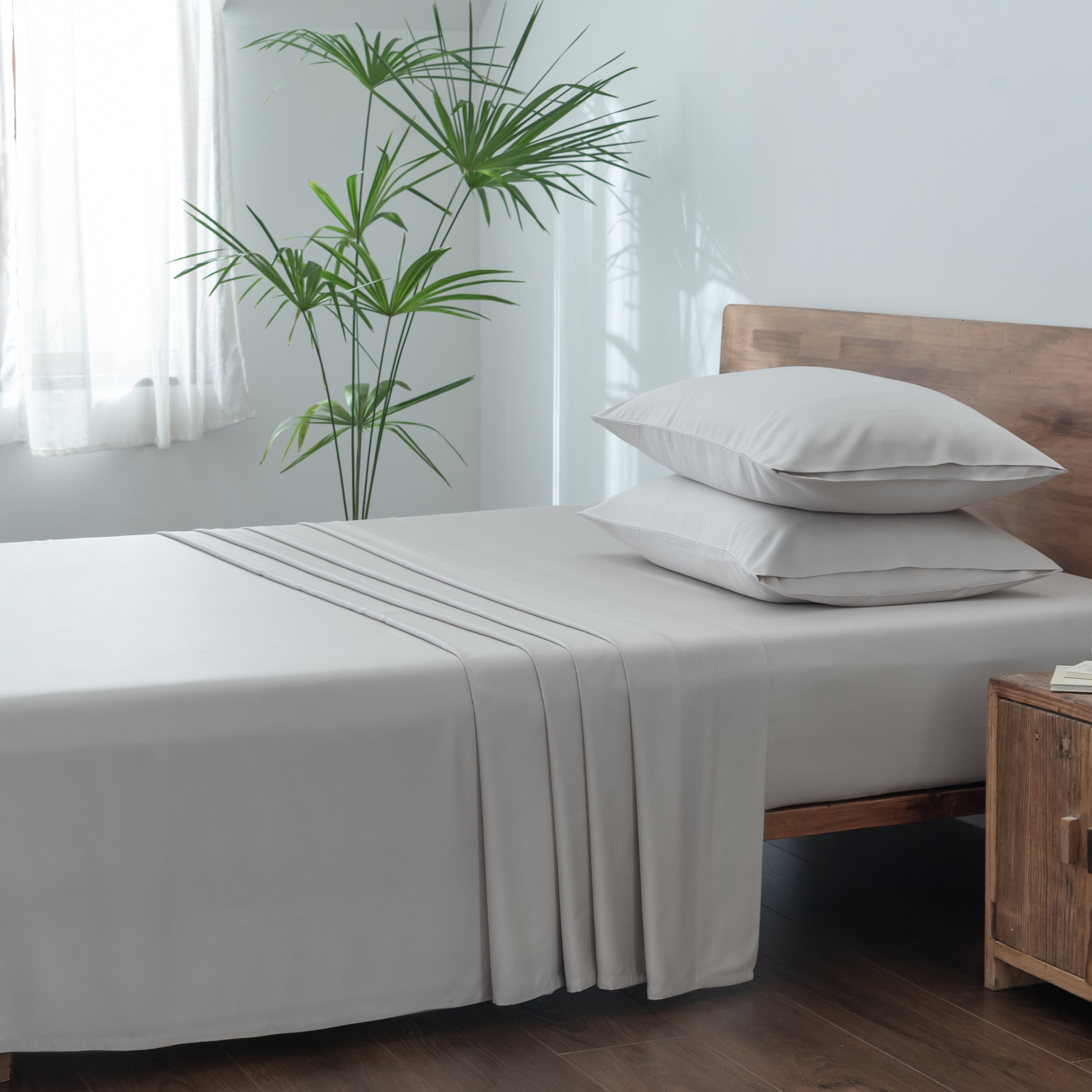 Airloom Collection – Bamboo Bedding - Silver